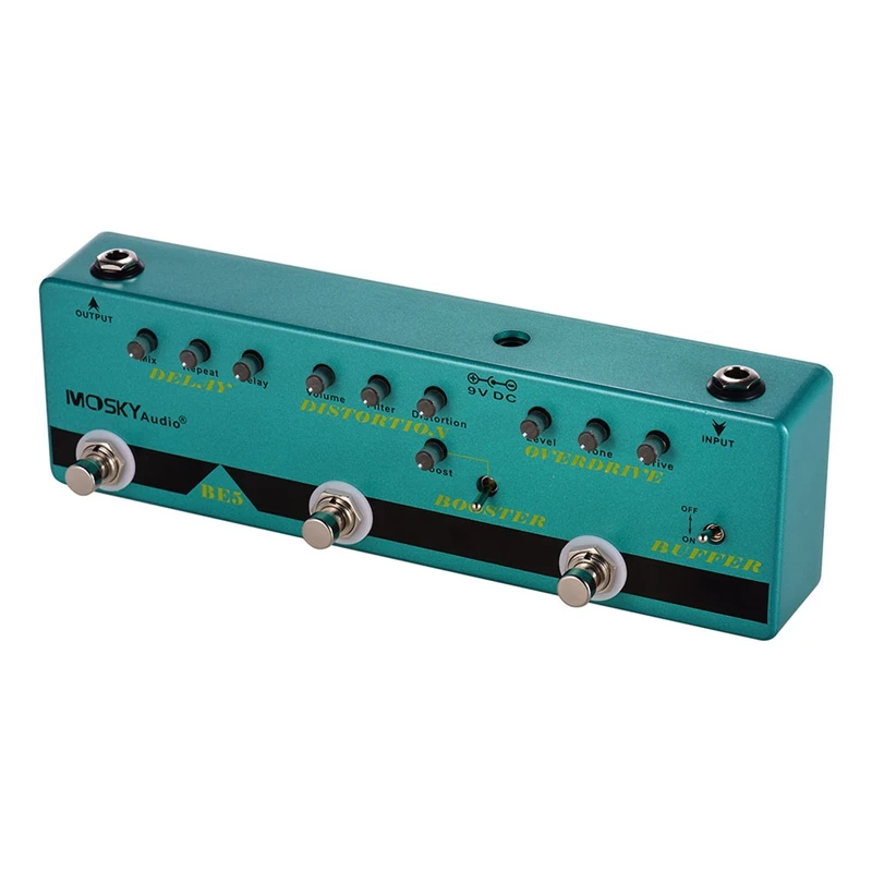 Moskyaudio Multi Effects Pedal Combined Guitar Effect With 5 Effects Pedal In 1 Unit (RD5)
Moskyaudio Multi Effects Pedal Combined Guitar Effect With 5 Effects Pedal In 1 Unit (RD5)