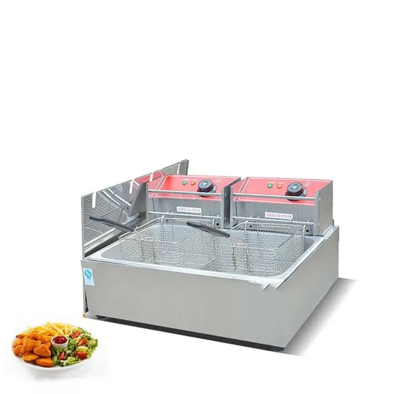 1PC Electric Stainless Steel High Power Fast Heating Deep Fryers for Commercial French Fries , Fried Chicken Ect.
1PC Electric Stainless Steel High Power Fast Heating Deep Fryers for Commercial French Fries , Fried Chicken Ect.