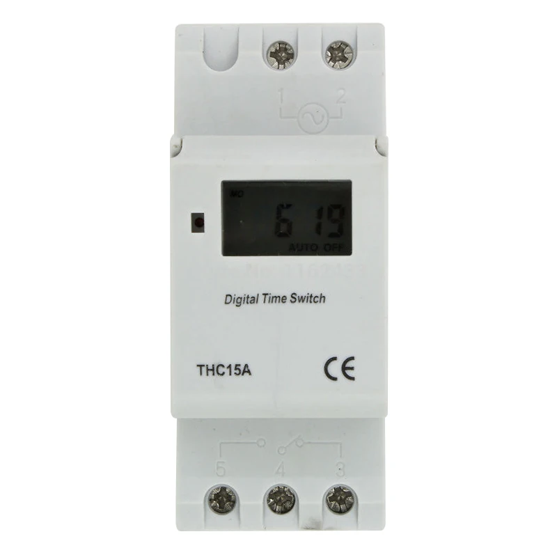 Electronic Weekly 7 Programmable Digital Time Switch Relay Timer Control 220V 230V 30A Din Rail Mount
Electronic Weekly 7 Programmable Digital Time Switch Relay Timer Control 220V 230V 30A Din Rail Mount
