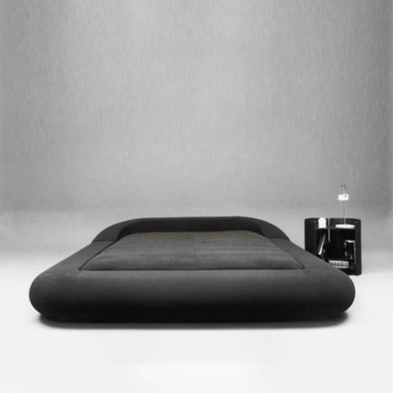 Fabric bed Round side bed Black Simple modern minimalist style Nordic house silent wind bed
Fabric bed Round side bed Black Simple modern minimalist style Nordic house silent wind bed