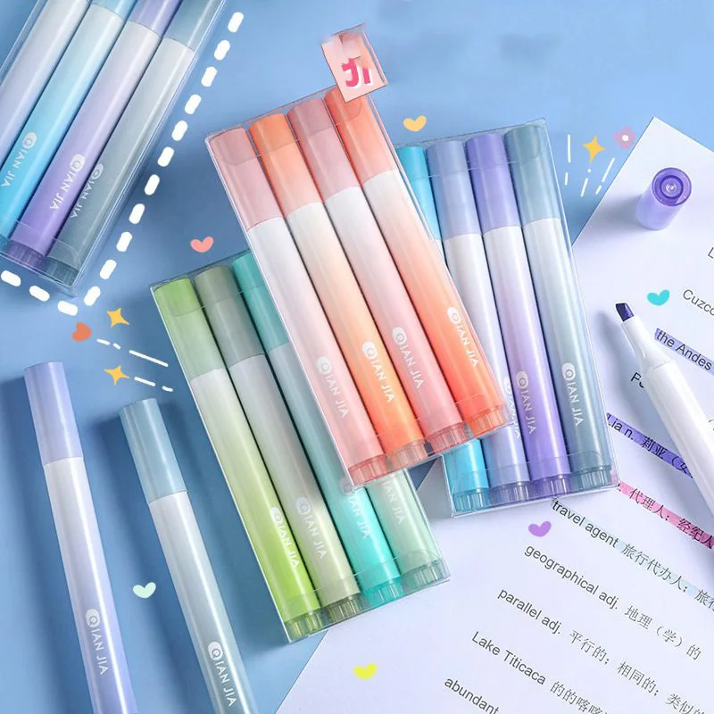 3 Set Lytwtw's Morandi Gradient Eye Protection Writing Creativity 12 Color Cute Art Marker Graffiti Highlighter
3 Set Lytwtw's Morandi Gradient Eye Protection Writing Creativity 12 Color Cute Art Marker Graffiti Highlighter