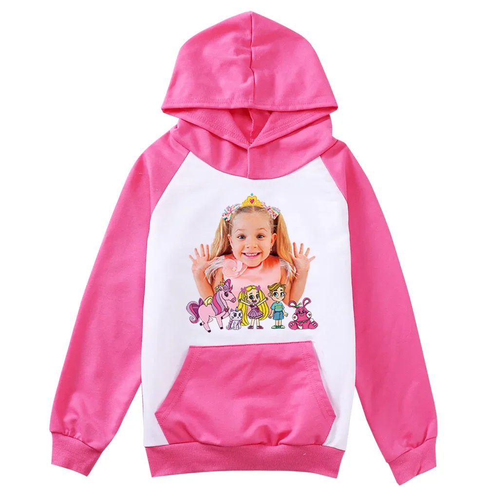 

Lovely Diana Y Roma Show Hoodie Kids Long Sleeve Sweatshirt Baby Boys Coats for Girls Kawaii Fashion Outerwear Children Clothing