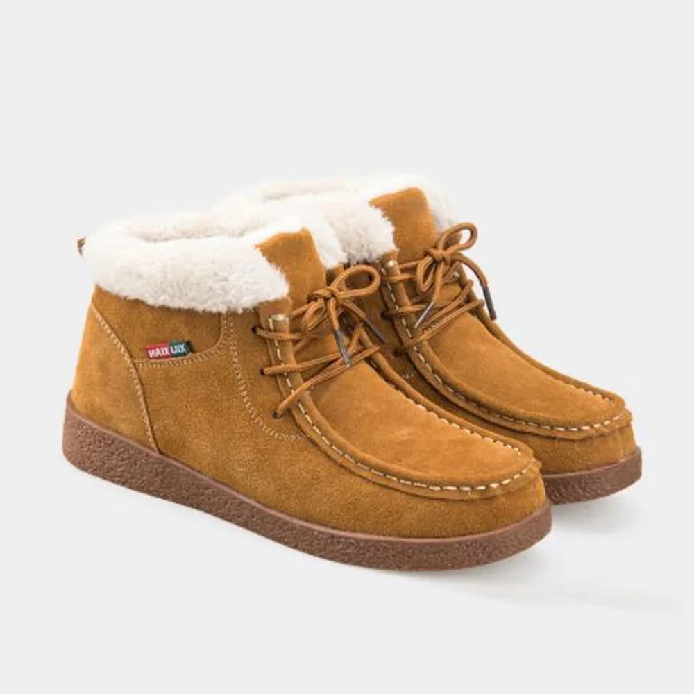 Women’s Winter Snow Boots Suede Leather Fur Lined Water Resistant Ankle Boots Short Bootie Wool Waterproof
Women’s Winter Snow Boots Suede Leather Fur Lined Water Resistant Ankle Boots Short Bootie Wool Waterproof
