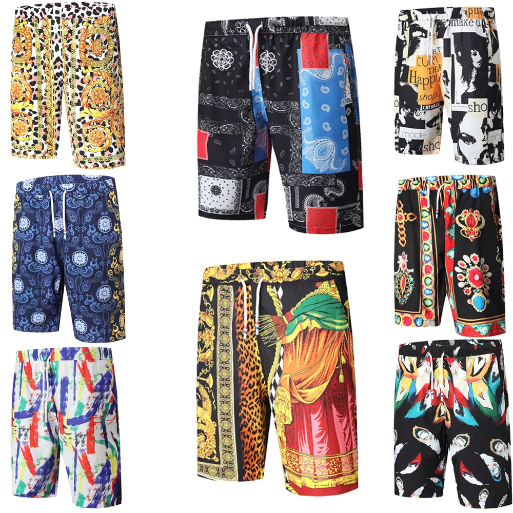 Multi Style Men's Beach Pants Summer Loose 3D Print Capris Casual Hawaiian Style Drawstring Shorts
Multi Style Men's Beach Pants Summer Loose 3D Print Capris Casual Hawaiian Style Drawstring Shorts