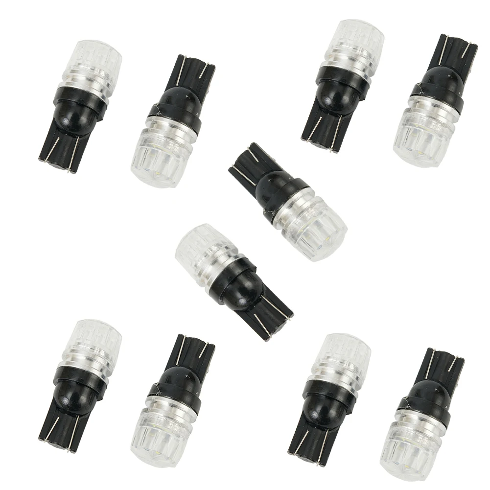 

10x White T10 2SMD LED High Power Dome Map License Light Bulbs W5W 168 194 2825 Air Conditioning Indicating Lamp