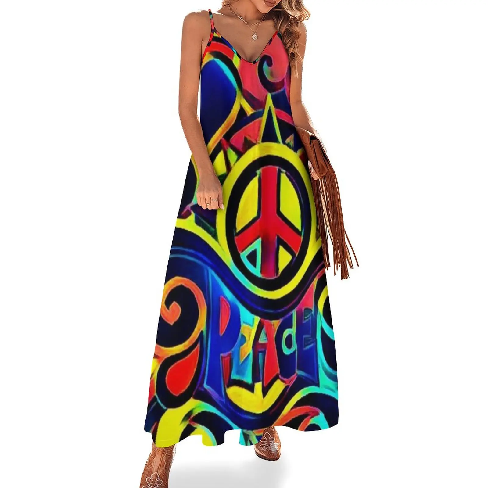 Peace and Love Bold Retro Art Sleeveless Dress clothes for women prom dress elegant evening dresses for women 2024
Peace and Love Bold Retro Art Sleeveless Dress clothes for women prom dress elegant evening dresses for women 2024