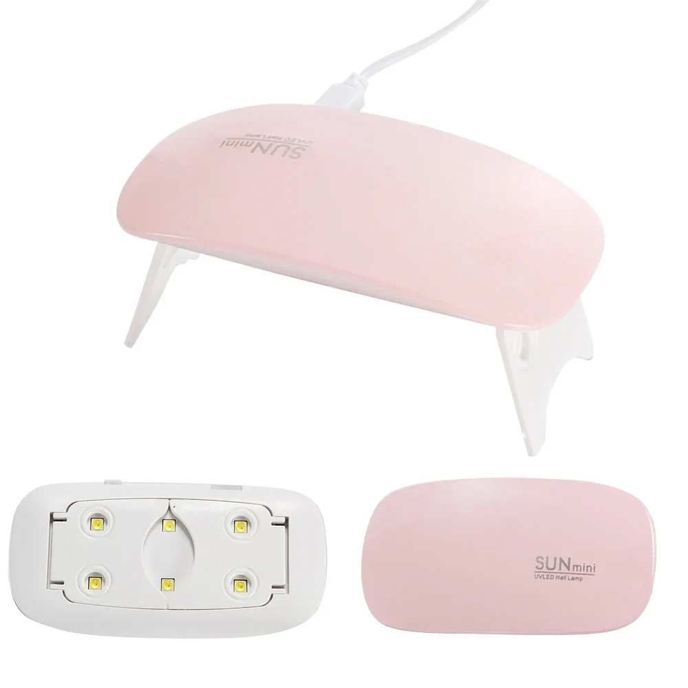 Sun Mini 6W UV LED Lamp Nail Dryer Portable USB Cable Nail Gel Polish Dryer Prime Gift Nail Art Manicure Machine Lamp for Nails
Sun Mini 6W UV LED Lamp Nail Dryer Portable USB Cable Nail Gel Polish Dryer Prime Gift Nail Art Manicure Machine Lamp for Nails
