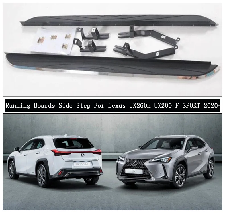 Running Boards Side Step Bar Pedals For Lexus UX260h UX200 F SPORT 2020-NO High Quality Nerf Bars Auto Accessories
Running Boards Side Step Bar Pedals For Lexus UX260h UX200 F SPORT 2020-NO High Quality Nerf Bars Auto Accessories