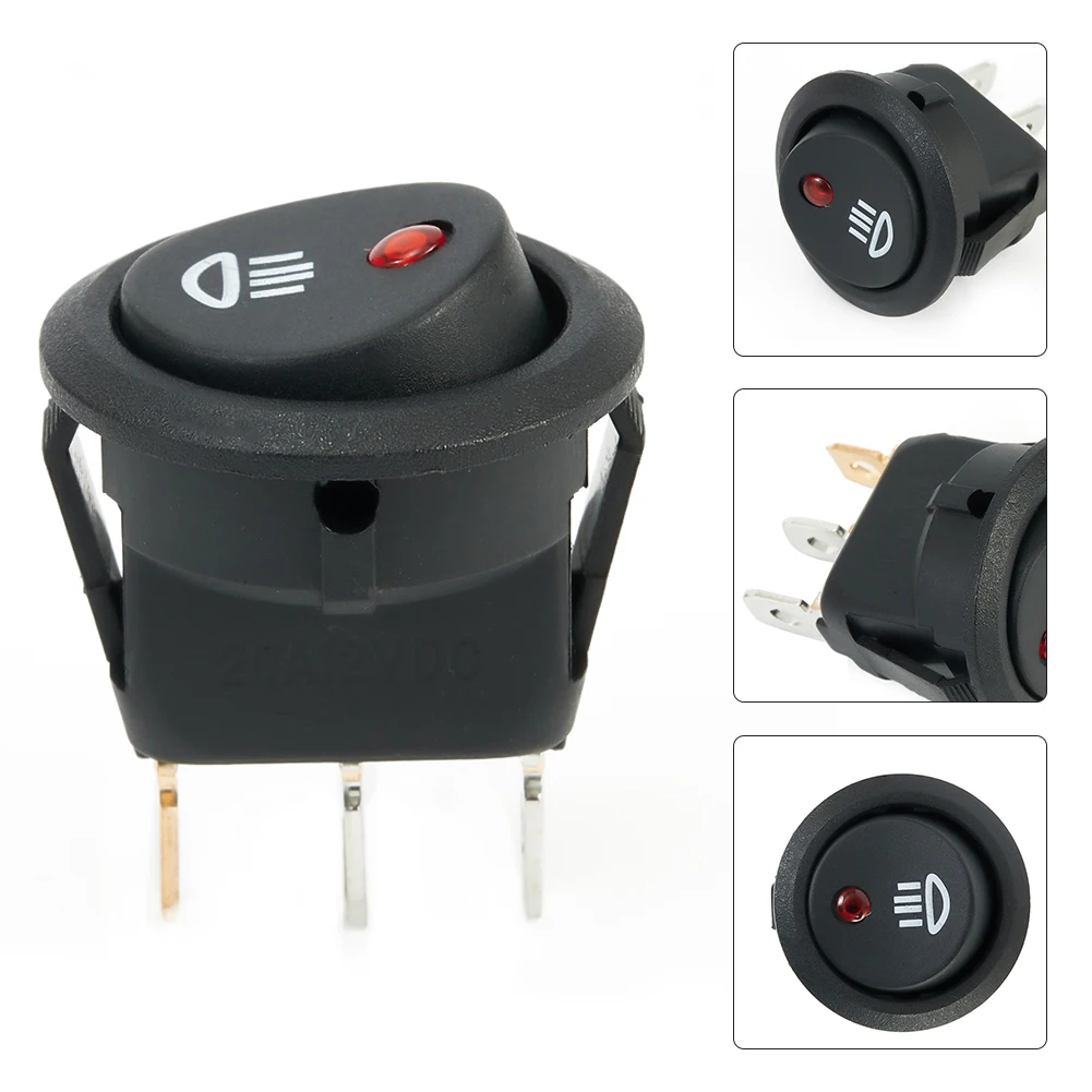 Car Switch Rocker Switch Round 12V Red Led Fog Light Symbol Suitable For Car For Van Truck Switch Parts Fog Light Switch Button
Car Switch Rocker Switch Round 12V Red Led Fog Light Symbol Suitable For Car For Van Truck Switch Parts Fog Light Switch Button