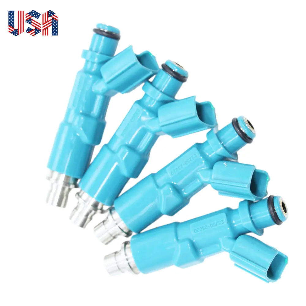 

4Pcs Fuel Injectors Fit for Toyota Yaris Vitz 1.0 1.3 1999-2005 23250-23020