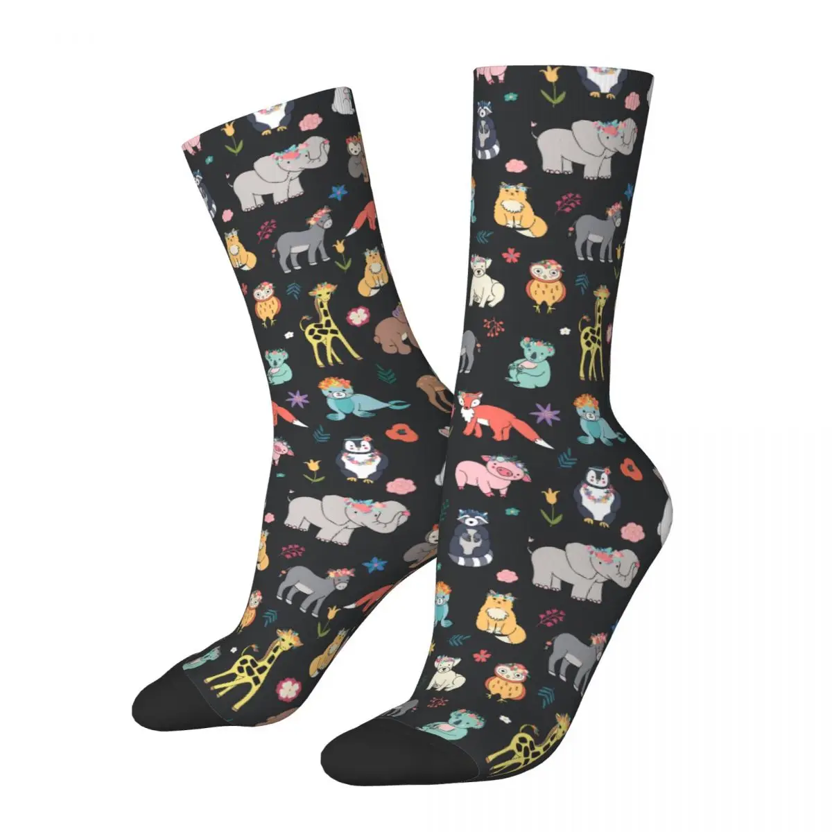 Crazy Design Raccoon Cartoon Cute Basketball Socks Animal Polyester Long Socks for Women Men
Crazy Design Raccoon Cartoon Cute Basketball Socks Animal Polyester Long Socks for Women Men