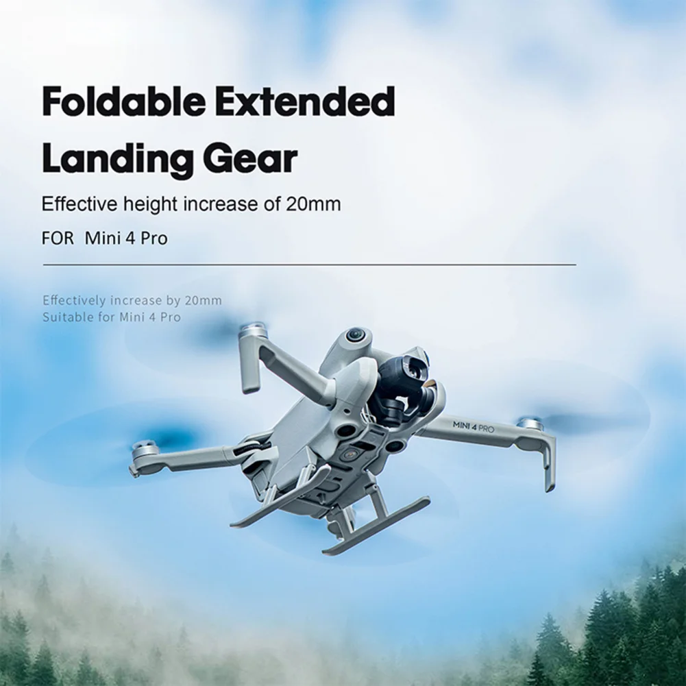 Landing Gear Extension Leg Foldable Brackets Landing Gear Leg Drone Accessories Compatible For DJI Mini 4 Pro Drones
Landing Gear Extension Leg Foldable Brackets Landing Gear Leg Drone Accessories Compatible For DJI Mini 4 Pro Drones