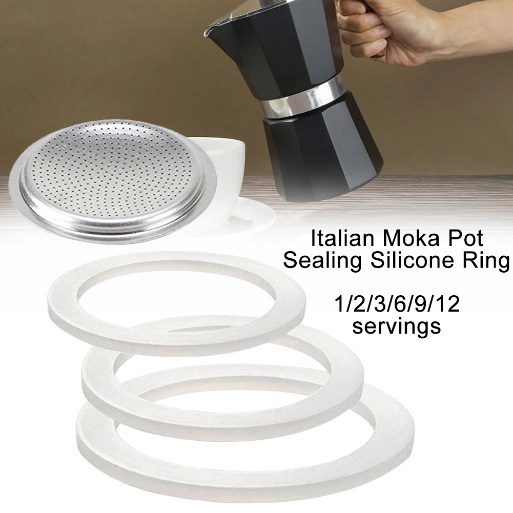 Replacement Gasket Seal For Coffee Espresso Moka Stove Pot Top Silicone Rubber With Sieve Coffeeware Accessories And Parts
Replacement Gasket Seal For Coffee Espresso Moka Stove Pot Top Silicone Rubber With Sieve Coffeeware Accessories And Parts