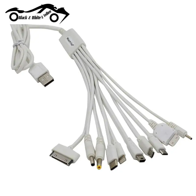 

10 in 1 Pin Cable Charger USB Adapter Data Wire For PSP Computer Cables Multifunction USB Data Transfer Cable Universal Multi