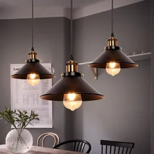 Retro Loft LED Iron Black Decoration Pendant Lights Hanging Lamp for Bedroom Kitchen Restaurant Living Room Indoor Lighting E27
Retro Loft LED Iron Black Decoration Pendant Lights Hanging Lamp for Bedroom Kitchen Restaurant Living Room Indoor Lighting E27