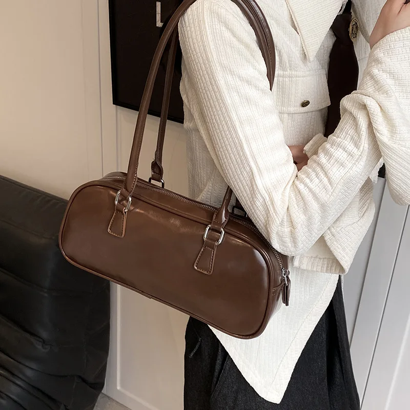 بلون بولي Leather حقائب جلدية تحت الإبط للنساء 2026 ربيع الكورية موضة ريترو حقيبة كتف بسيطة سيدة حقائب اليد والمحافظ بلون بولي Leather حقائب جلدية تحت الإبط للنساء 2026 ربيع الكورية موضة ريترو حقيبة كتف بسيطة سيدة حقائب اليد والمحافظ