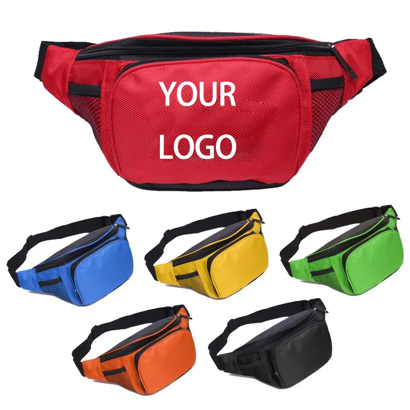 

20pcs/lot Custom Design Travel Waist Pack for Adults Sports Running Waistpack Customization Logo Outdoor Multifunctional Bags