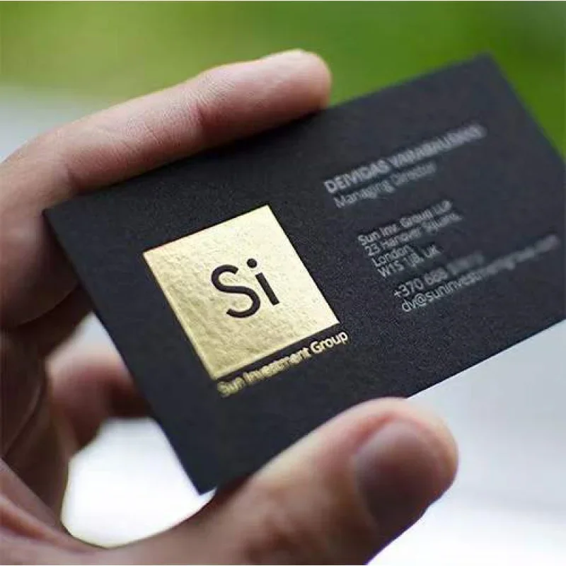 Customized product、Custom Logo Name Black Embossing Unique Gold Foil business cards
Customized product、Custom Logo Name Black Embossing Unique Gold Foil business cards