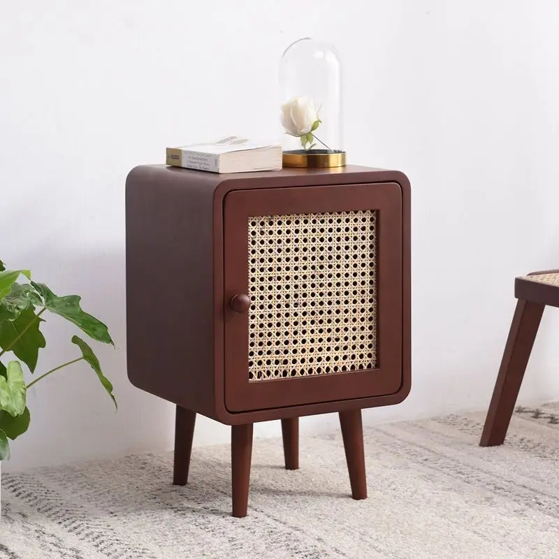 Wooden Furniture Bedside Table Living Room Furniture Sofa Side Table Rattan Weaving Coffee Tables Bedroom Small Storage Cabinet
Wooden Furniture Bedside Table Living Room Furniture Sofa Side Table Rattan Weaving Coffee Tables Bedroom Small Storage Cabinet