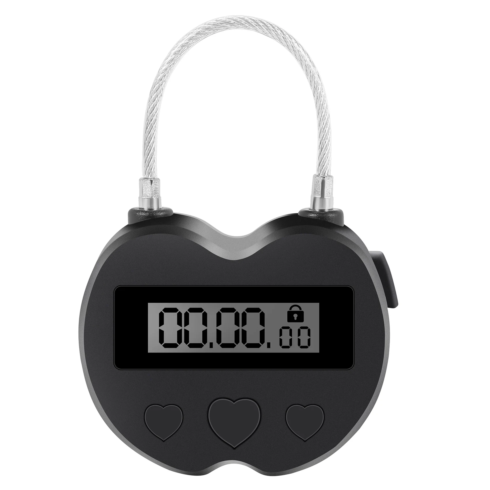 Smart Time Lock LCD Display Time Lock Multifunction Travel Electronic Timer, Waterproof USB Rechargeable Temporary Timer Padlock
Smart Time Lock LCD Display Time Lock Multifunction Travel Electronic Timer, Waterproof USB Rechargeable Temporary Timer Padlock