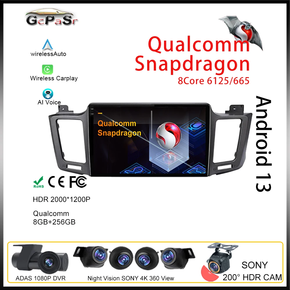 Автомагнитола Qualcomm для Toyota RAV4 2012-2018, LHD Carplay, Android 13, BT, Wi-Fi
Автомагнитола Qualcomm для Toyota RAV4 2012-2018, LHD Carplay, Android 13, BT, Wi-Fi