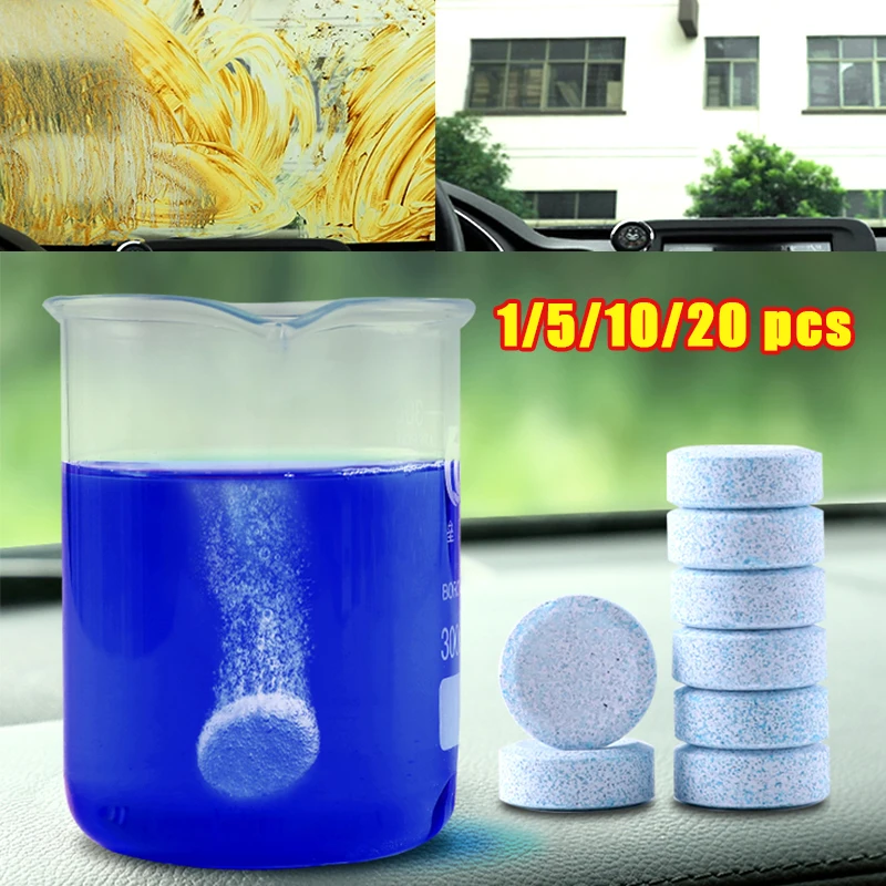 20pcs Car Cleaning Effervescent Tablets Windshield Cleaner Solid Washer Agent Cars Auto Window Glass Dust Remover Car Accessary
20pcs Car Cleaning Effervescent Tablets Windshield Cleaner Solid Washer Agent Cars Auto Window Glass Dust Remover Car Accessary
