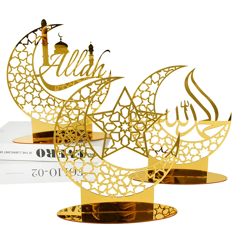 Eid Mubarak Table Ornament Ramadan Decor Gold Mirror Acrylic Diy Craft For Home Eid Al Adha Islamic Muslim Party Decoration 2023
Eid Mubarak Table Ornament Ramadan Decor Gold Mirror Acrylic Diy Craft For Home Eid Al Adha Islamic Muslim Party Decoration 2023