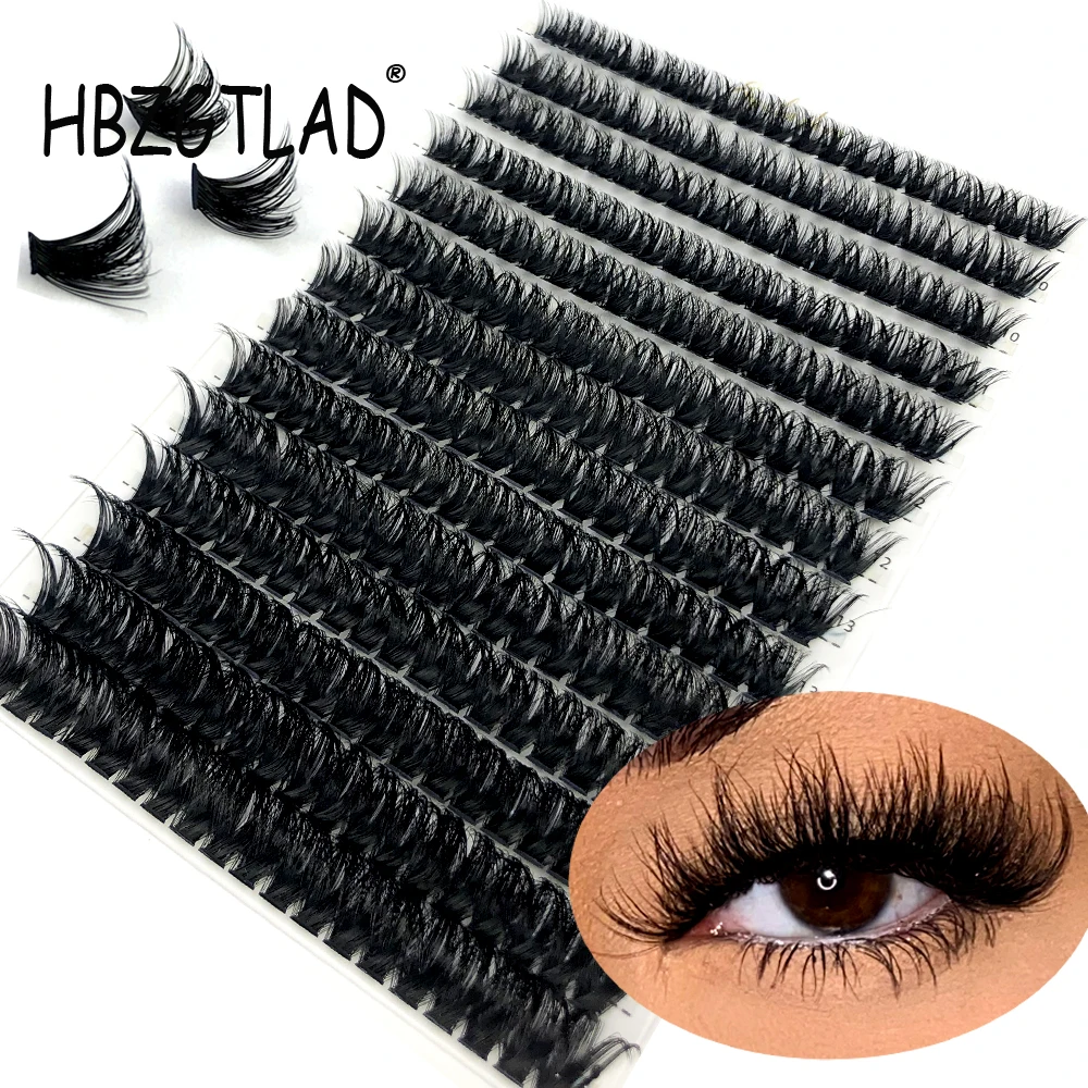 

60D/80D Mink Eyelashes 100/280 Bundles Natural Eyelash extension 3D Russia Volume Individual Eyelash Cluster Makeup Tools Lashes