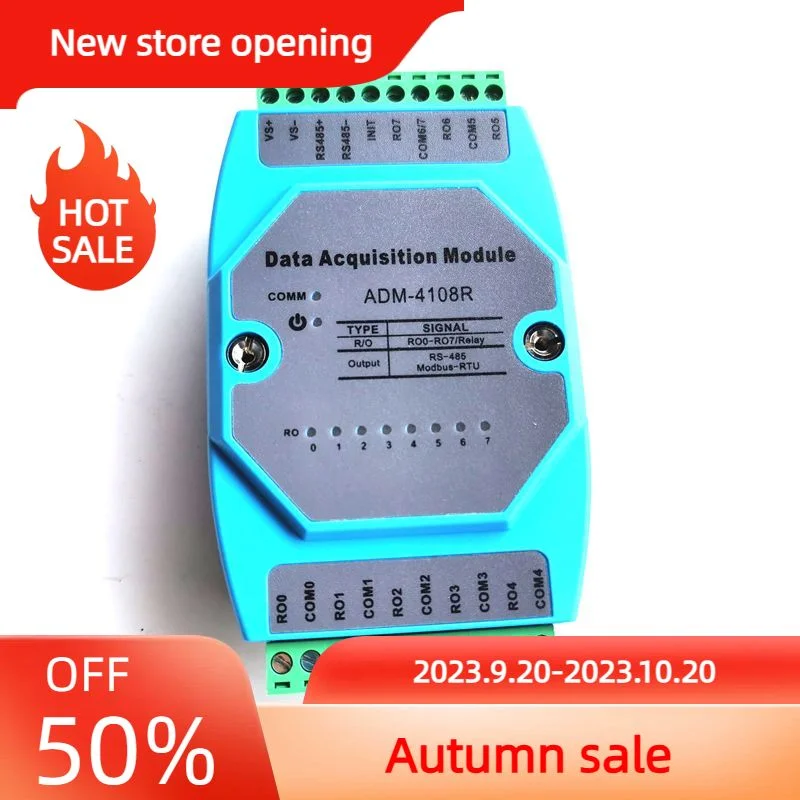ADM-4108R Modbus RTU 485, релейный модуль, 8-канальное реле, расширенное управление PLC
ADM-4108R Modbus RTU 485, релейный модуль, 8-канальное реле, расширенное управление PLC