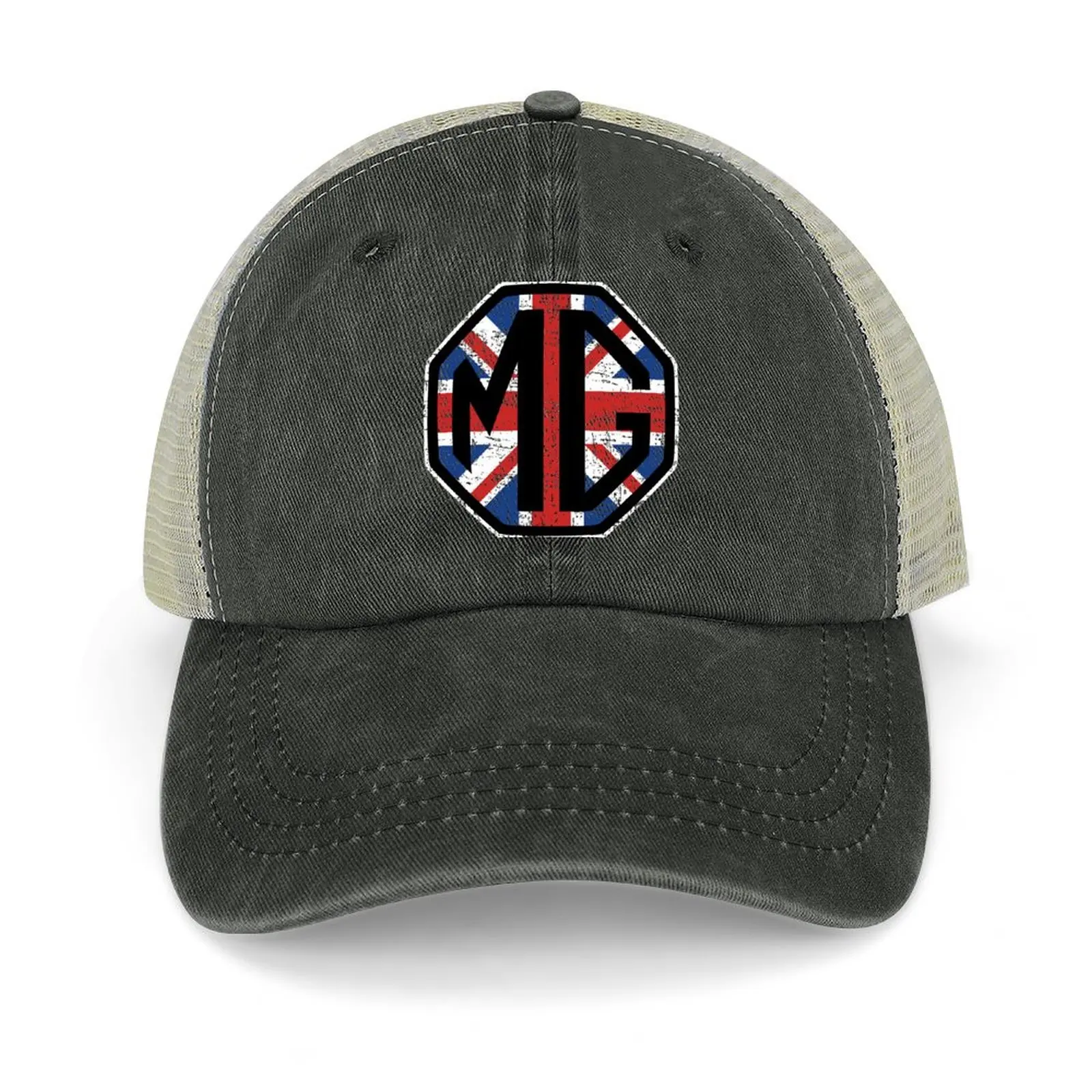 

The iconic British classic car brand logo with Union Jack background Cowboy Hat New In The Hat summer hat Hats Man Women's