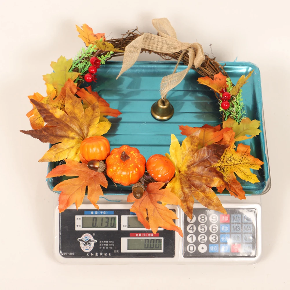 Hot New High Quality Wreath Pumpkin Fall Hanging Leaf Maple Party Door Fake Wreath Garland Home Ornaments Autumn
Hot New High Quality Wreath Pumpkin Fall Hanging Leaf Maple Party Door Fake Wreath Garland Home Ornaments Autumn