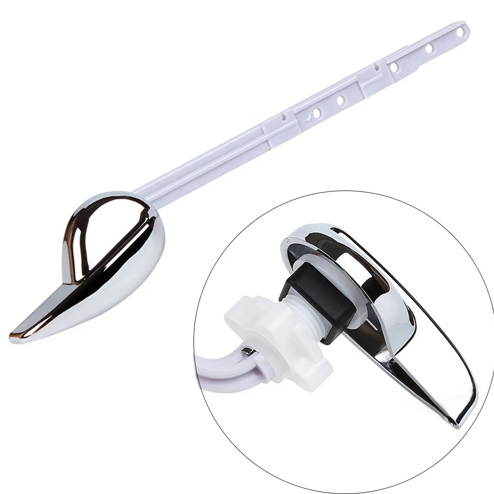 Toilet Handle Tank Flush Lever Chrome Finish Handle Fittings Assembly Replacement Tools Bathroom Accessories Home
Toilet Handle Tank Flush Lever Chrome Finish Handle Fittings Assembly Replacement Tools Bathroom Accessories Home