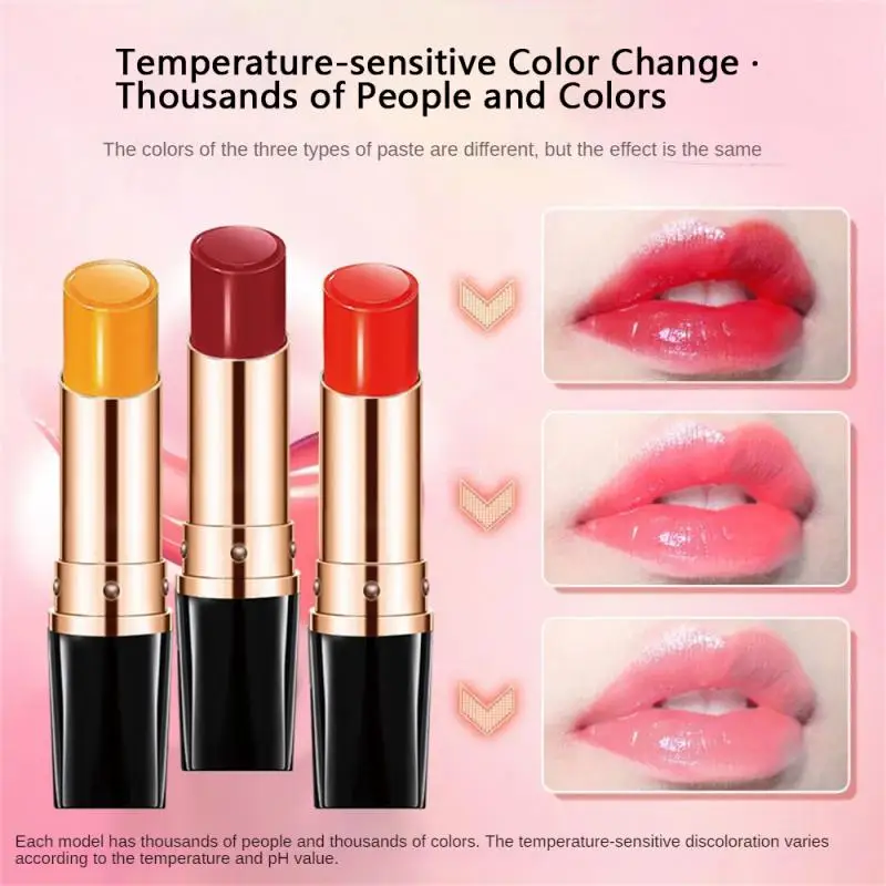 1PCS Magic Lip Balm Carrot Cherry Plum Color Changing Lipstick Long-lasting Hydrating Non Fading Non Stick Cup Warming Lip Balm
1PCS Magic Lip Balm Carrot Cherry Plum Color Changing Lipstick Long-lasting Hydrating Non Fading Non Stick Cup Warming Lip Balm