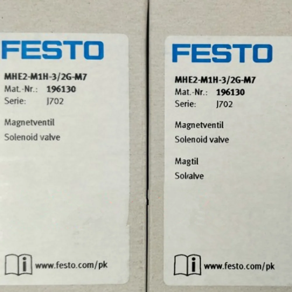 

NEW FESTO MHE2-M1H-3/2G-M7 PLC Solenoid Valve 24VDC 2-pin MH2