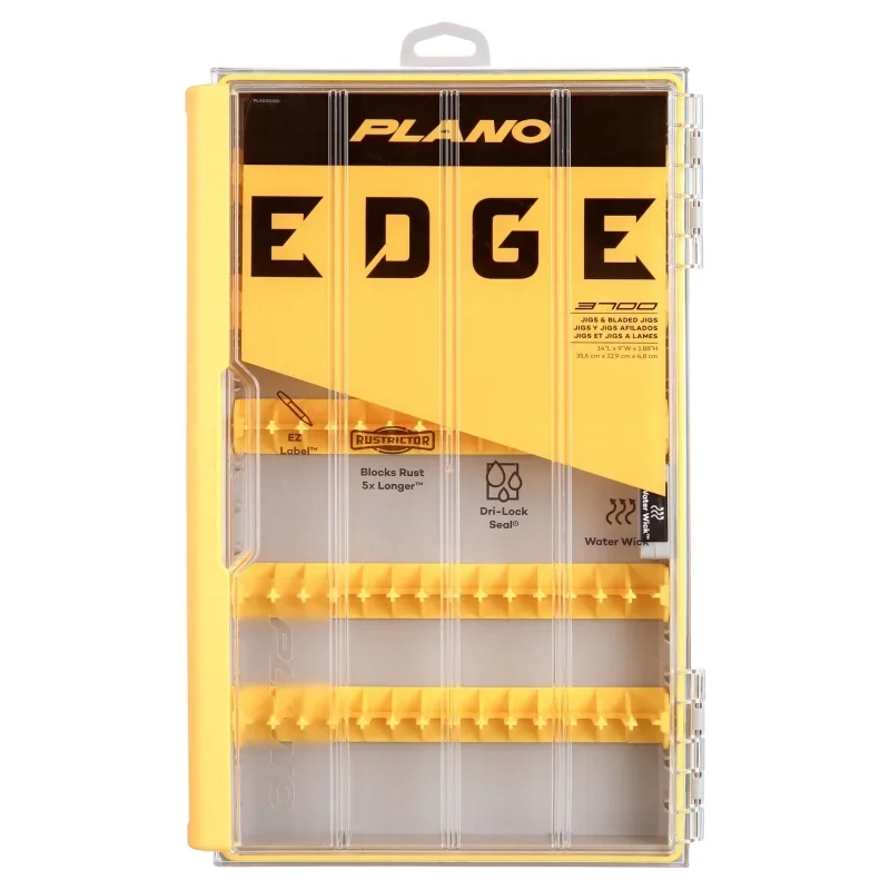 Jig/коробка для рыболовных снастей Plano EDGE Master, Высококачественная Организация снастей с защитой от ржавчины, желтая/прозрачная
Jig/коробка для рыболовных снастей Plano EDGE Master, Высококачественная Организация снастей с защитой от ржавчины, желтая/прозрачная