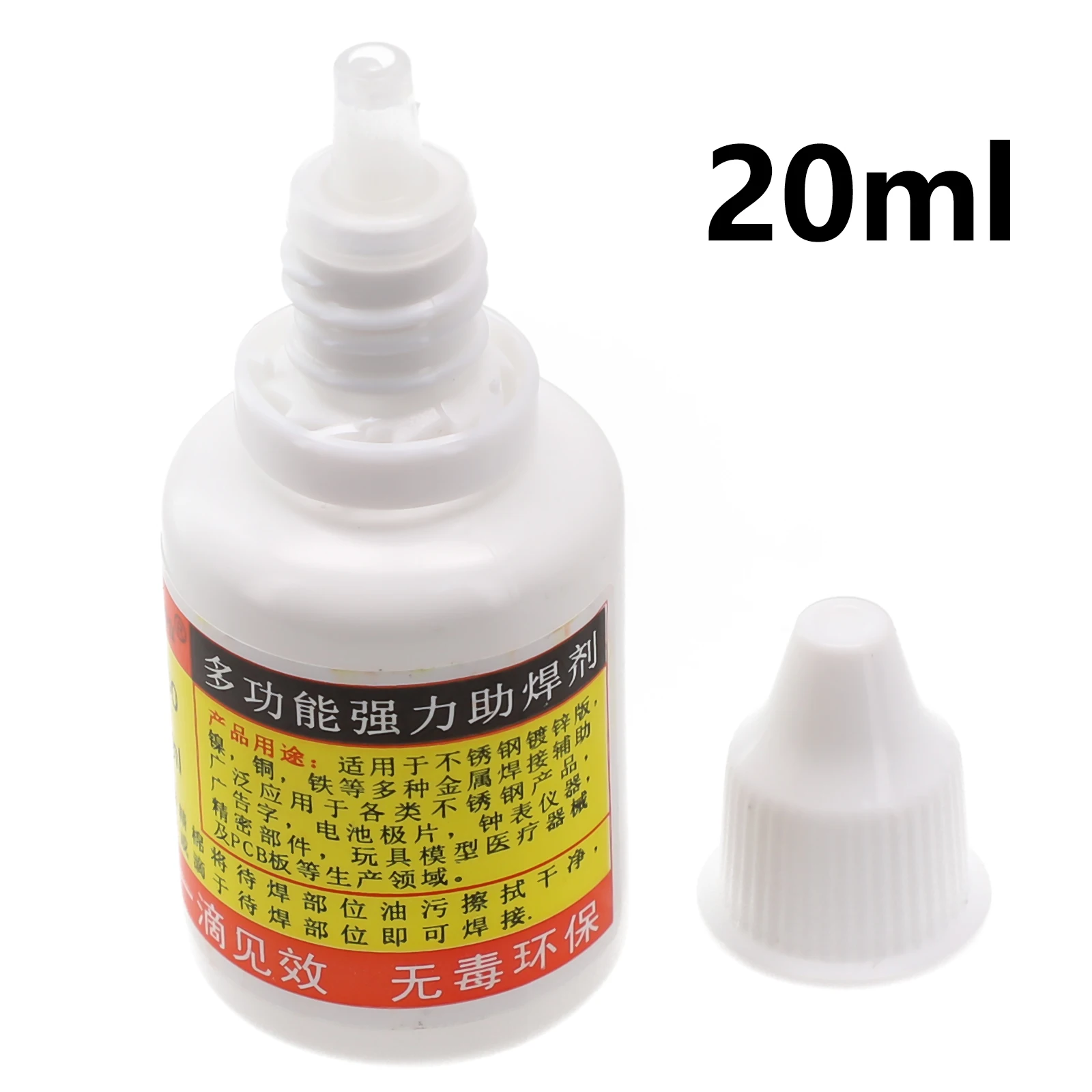 Stainless Steel Flux Solder Paste Liquid Welding Tool Metal Processing Welding Material 20 ML Non-toxic Environmental Protection
Stainless Steel Flux Solder Paste Liquid Welding Tool Metal Processing Welding Material 20 ML Non-toxic Environmental Protection