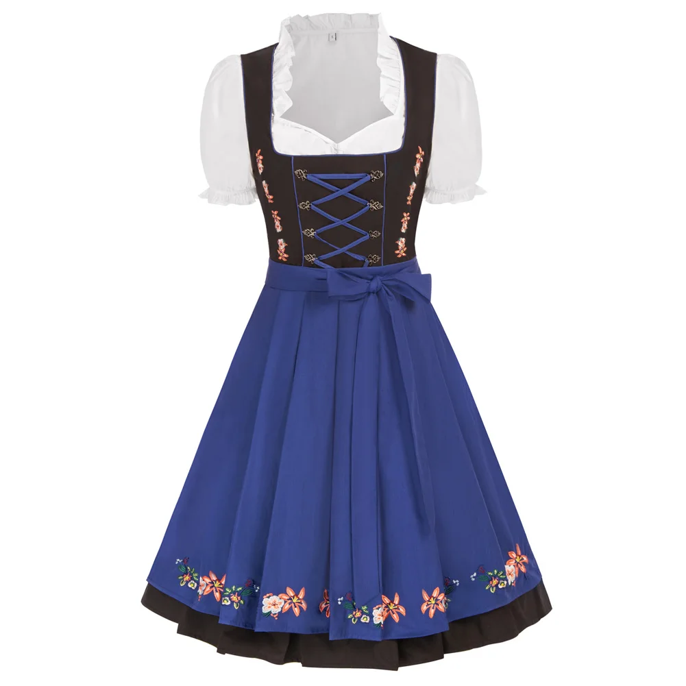 Jasambac Women 3pcs Set German Bavarian Oktoberfest Costumes Tops+ Dress+Apron Adult Women Beer Maid Waiter Cosplay A30
Jasambac Women 3pcs Set German Bavarian Oktoberfest Costumes Tops+ Dress+Apron Adult Women Beer Maid Waiter Cosplay A30