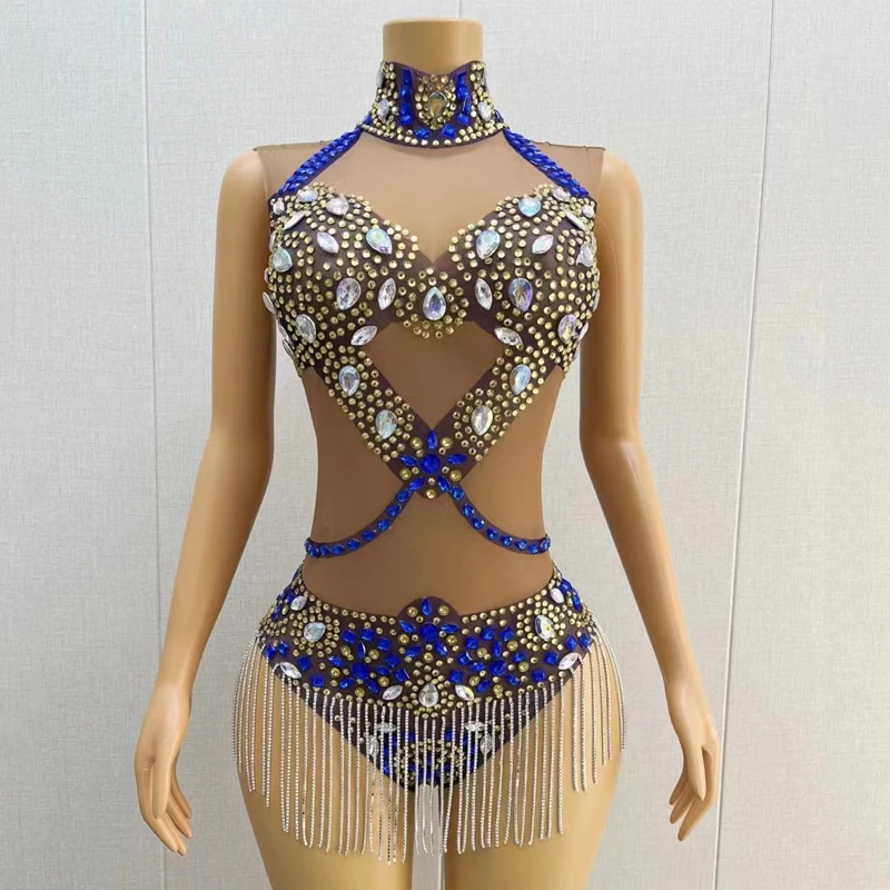 Женское боди с бахромой, голубое и Золотое боди, сексуальные сетчатые танцевальные костюмы Gogo, женская одежда для вечеринки, бара, ночного клуба, ди-Джея, одежда для вечеринки XS7086
Женское боди с бахромой, голубое и Золотое боди, сексуальные сетчатые танцевальные костюмы Gogo, женская одежда для вечеринки, бара, ночного клуба, ди-Джея, одежда для вечеринки XS7086