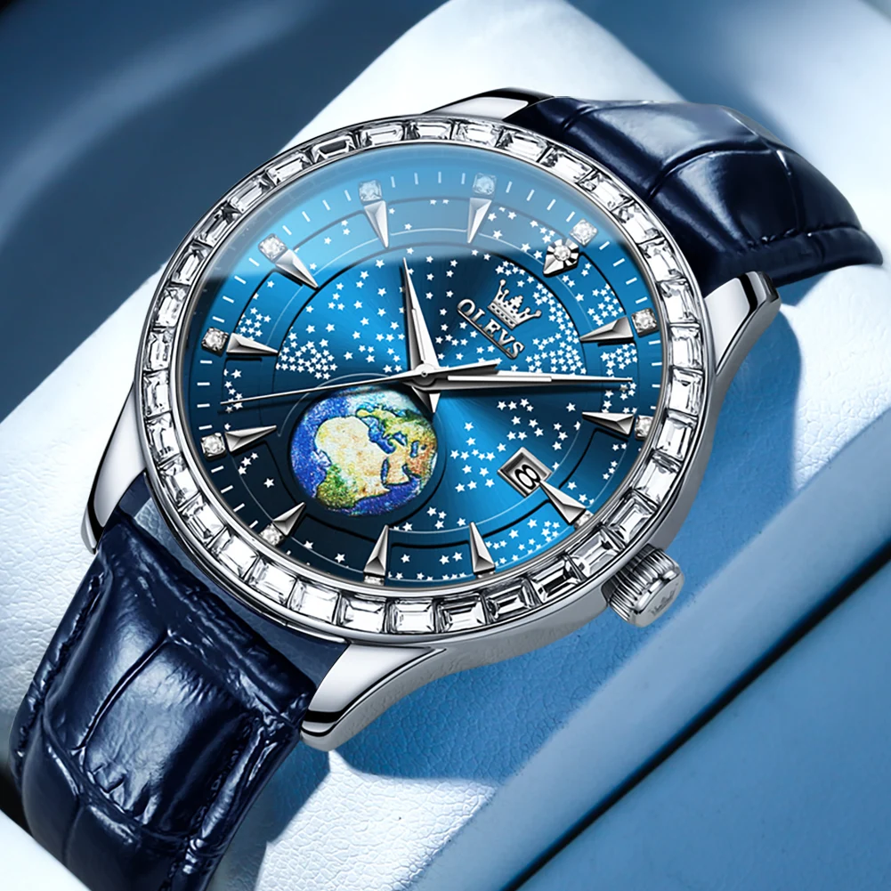 OLEVS New Fashion Business Quartz Men's Watch Waterproof Clock Luminous Starry Sky Design Watches Men Relogio Masculino
OLEVS New Fashion Business Quartz Men's Watch Waterproof Clock Luminous Starry Sky Design Watches Men Relogio Masculino
