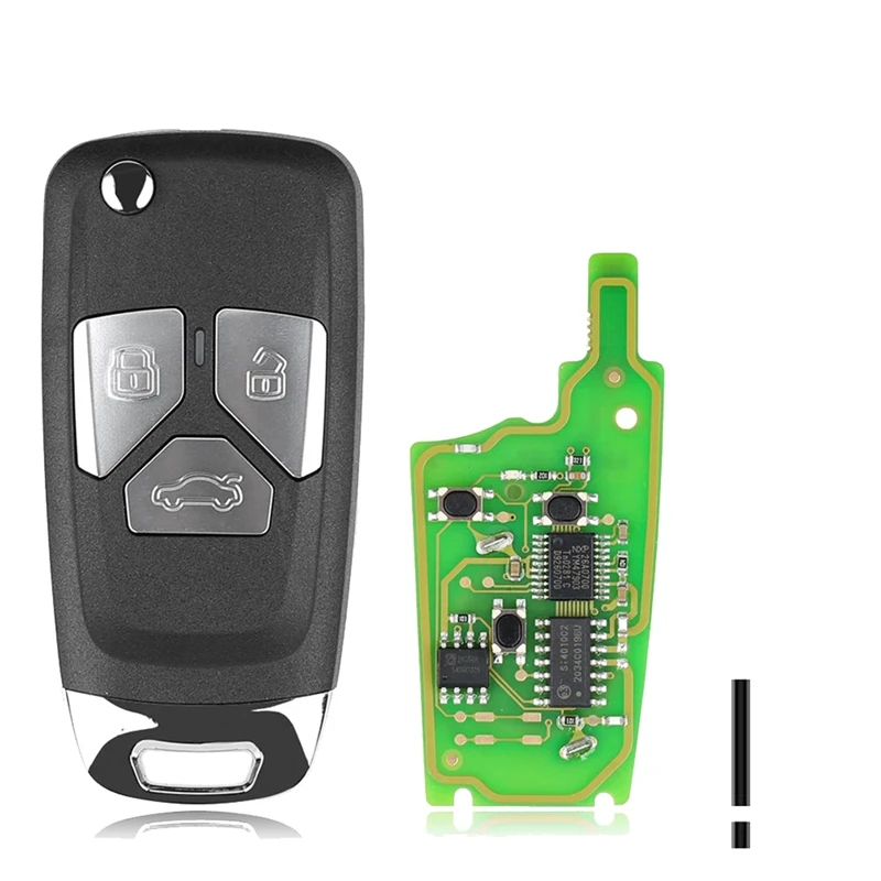 Xhorse XNAU01EN Universal Remote Key Fob Flip 3 Button For Type For VVDI Key Tool 5 Pcs/Lot
Xhorse XNAU01EN Universal Remote Key Fob Flip 3 Button For Type For VVDI Key Tool 5 Pcs/Lot