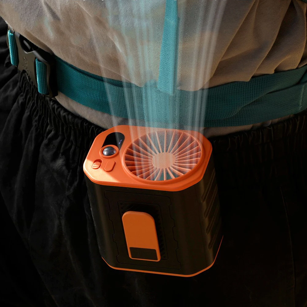 Portable Waist Fan USB Rechargeable Hanging Neck Fan 6000mAh Mini Electric Fans Outdoor Sports Waist Clip On Fan With Power Bank
Portable Waist Fan USB Rechargeable Hanging Neck Fan 6000mAh Mini Electric Fans Outdoor Sports Waist Clip On Fan With Power Bank