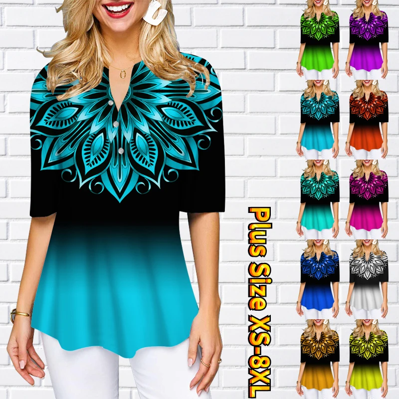 Loose T-shirt Spring Summer New Design Printed Half Sleeve Clothes Women's Casual Pullover Everyday Street Fashion Top XS-8XL
Loose T-shirt Spring Summer New Design Printed Half Sleeve Clothes Women's Casual Pullover Everyday Street Fashion Top XS-8XL