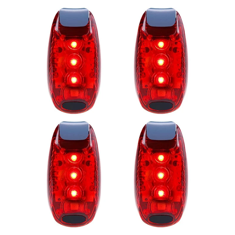 4 Pcs Safety Light Waterproof Red Flashing Bicycle Rear Light, Suitable for Running, Walking, Cycling, Helmet, Etc
4 Pcs Safety Light Waterproof Red Flashing Bicycle Rear Light, Suitable for Running, Walking, Cycling, Helmet, Etc