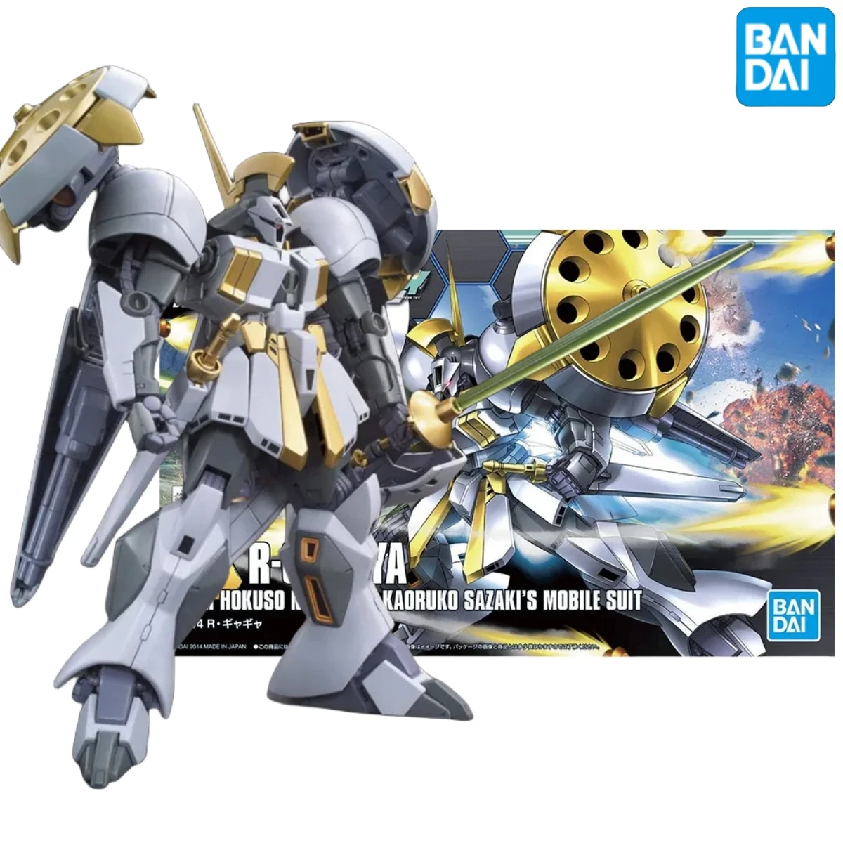 

Bandai Аниме Gundam оригинальная Подлинная R-Gyagya Hgbf 1/144 Сборная модель игрушки экшн-фигурка подарки коллекционные украшения для мальчиков детей