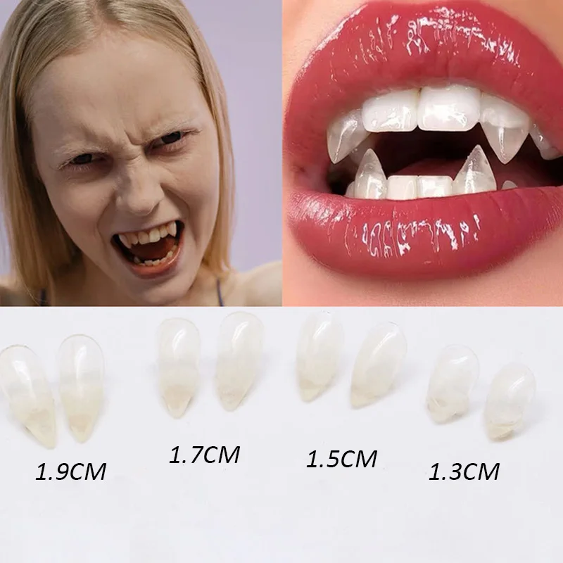 1 Pair Adult Kids Halloween Vampire False Teeth New Horrific Party Costume Transparent Dentures Cosplay Fangs Resin Fangs
1 Pair Adult Kids Halloween Vampire False Teeth New Horrific Party Costume Transparent Dentures Cosplay Fangs Resin Fangs