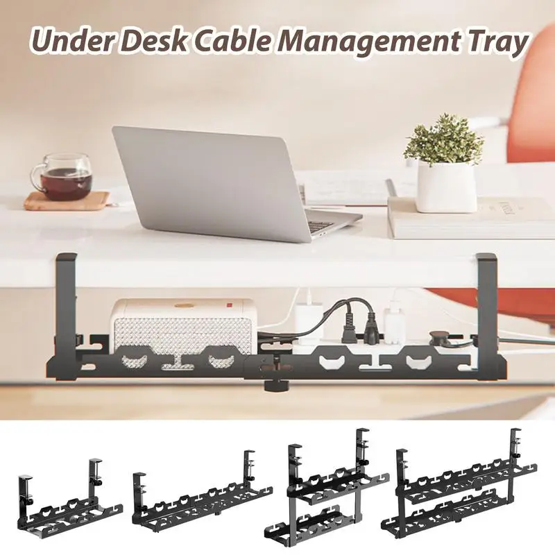 Under-desk Cable Management Rack Durable Creative Wire Organizer Slot Portable Space Saving Cord Storage Tray For Offices Homes
Under-desk Cable Management Rack Durable Creative Wire Organizer Slot Portable Space Saving Cord Storage Tray For Offices Homes