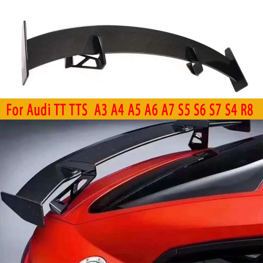 For Audi TT TTS TTRS A3 A4 A5 A6 A7 S5 S6 S7 R8 Carbon Fiber Tail fins Rear Trunk Spoiler Guide Wing Rear Wing Car Accessories
For Audi TT TTS TTRS A3 A4 A5 A6 A7 S5 S6 S7 R8 Carbon Fiber Tail fins Rear Trunk Spoiler Guide Wing Rear Wing Car Accessories