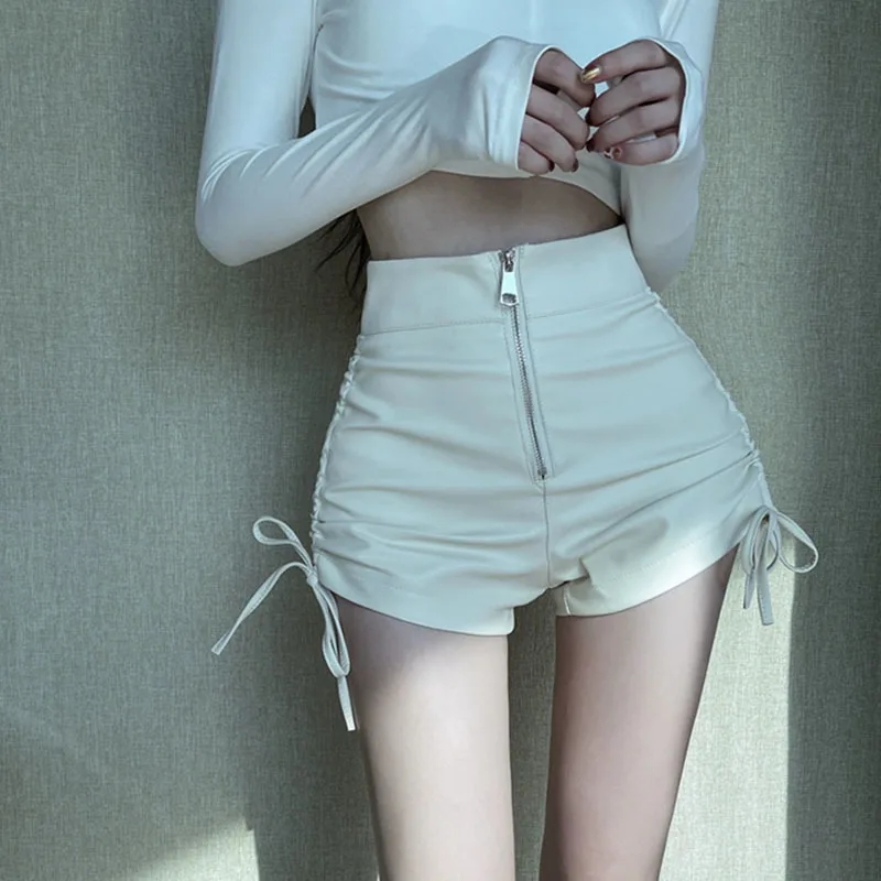 2023 Genuine Leather Shorts Women Spring New Y2K Drawcord Hot Pants High Waist Sexy Slim A-line Spicy Girls Sheepskin Pants
2023 Genuine Leather Shorts Women Spring New Y2K Drawcord Hot Pants High Waist Sexy Slim A-line Spicy Girls Sheepskin Pants