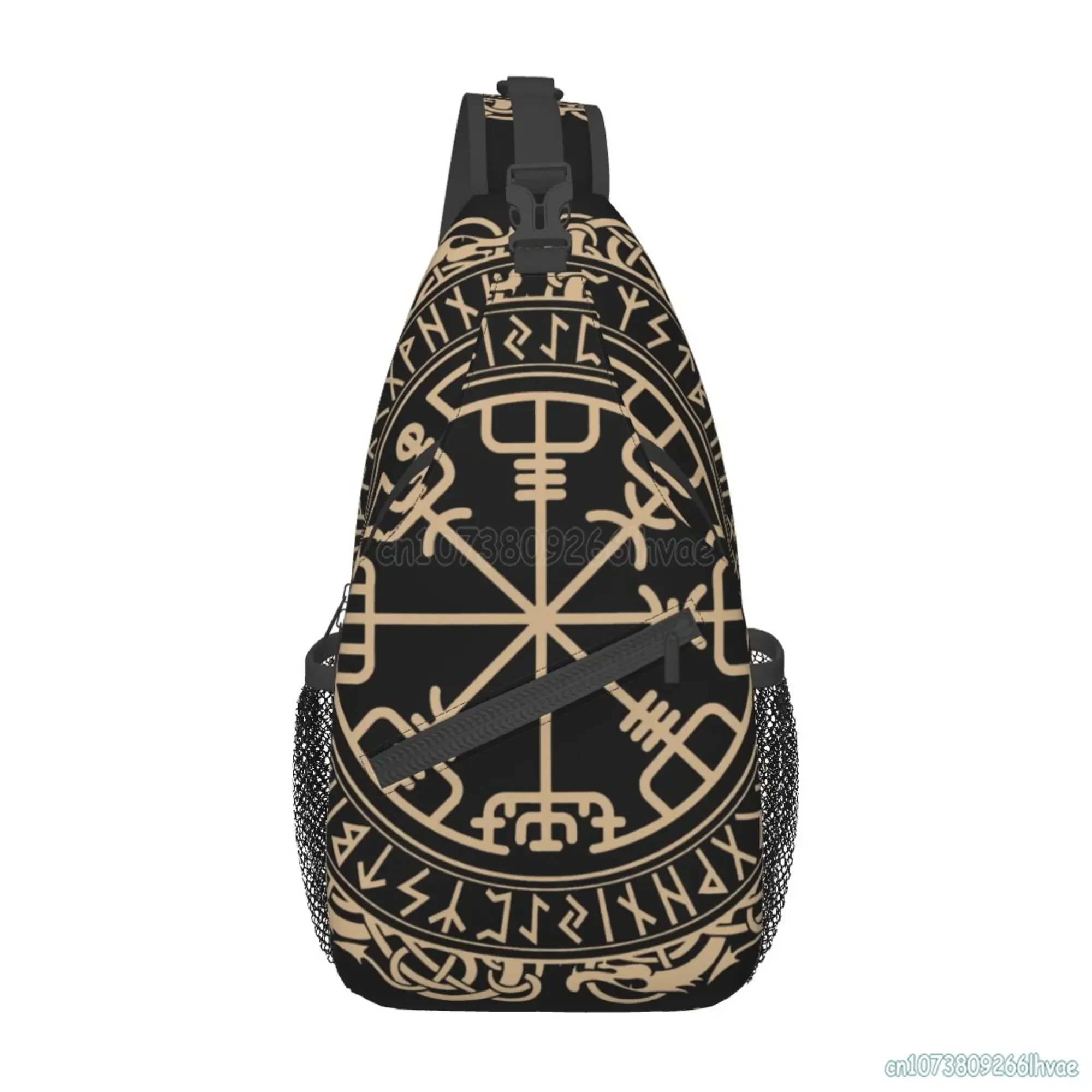 Black Celtic Viking Design Unisex Crossbody Backpack Small Sling Bag One Shoulder Chest Bags Gym Sport Travel Hiking Daypack
Black Celtic Viking Design Unisex Crossbody Backpack Small Sling Bag One Shoulder Chest Bags Gym Sport Travel Hiking Daypack