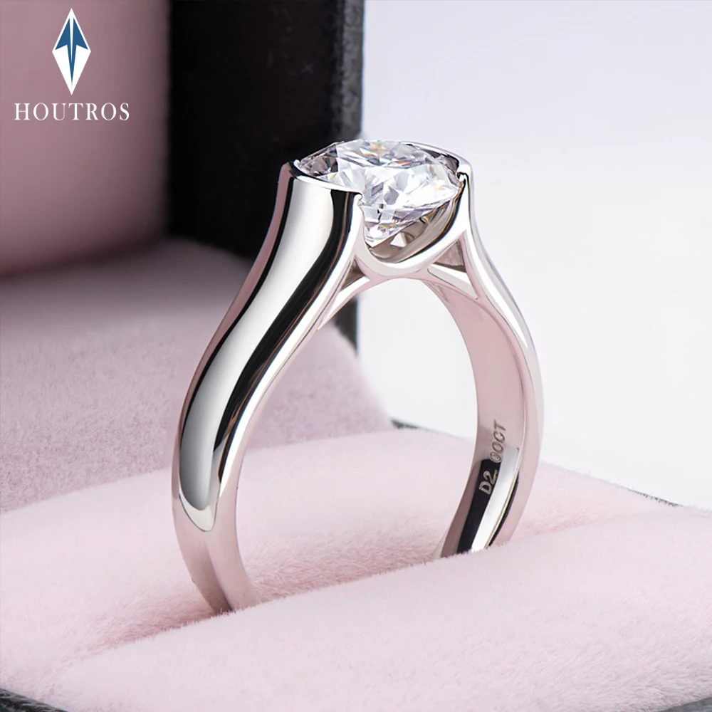2ct D Color Moissanite Rings For Women Men 925 Sterling Silver 18K White Gold Plated Engagement Wedding Rings with GRA Certified
2ct D Color Moissanite Rings For Women Men 925 Sterling Silver 18K White Gold Plated Engagement Wedding Rings with GRA Certified
